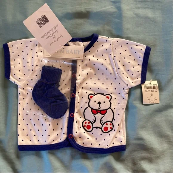 Fusen Baby Jacket and Socks - Picture 8 of 10